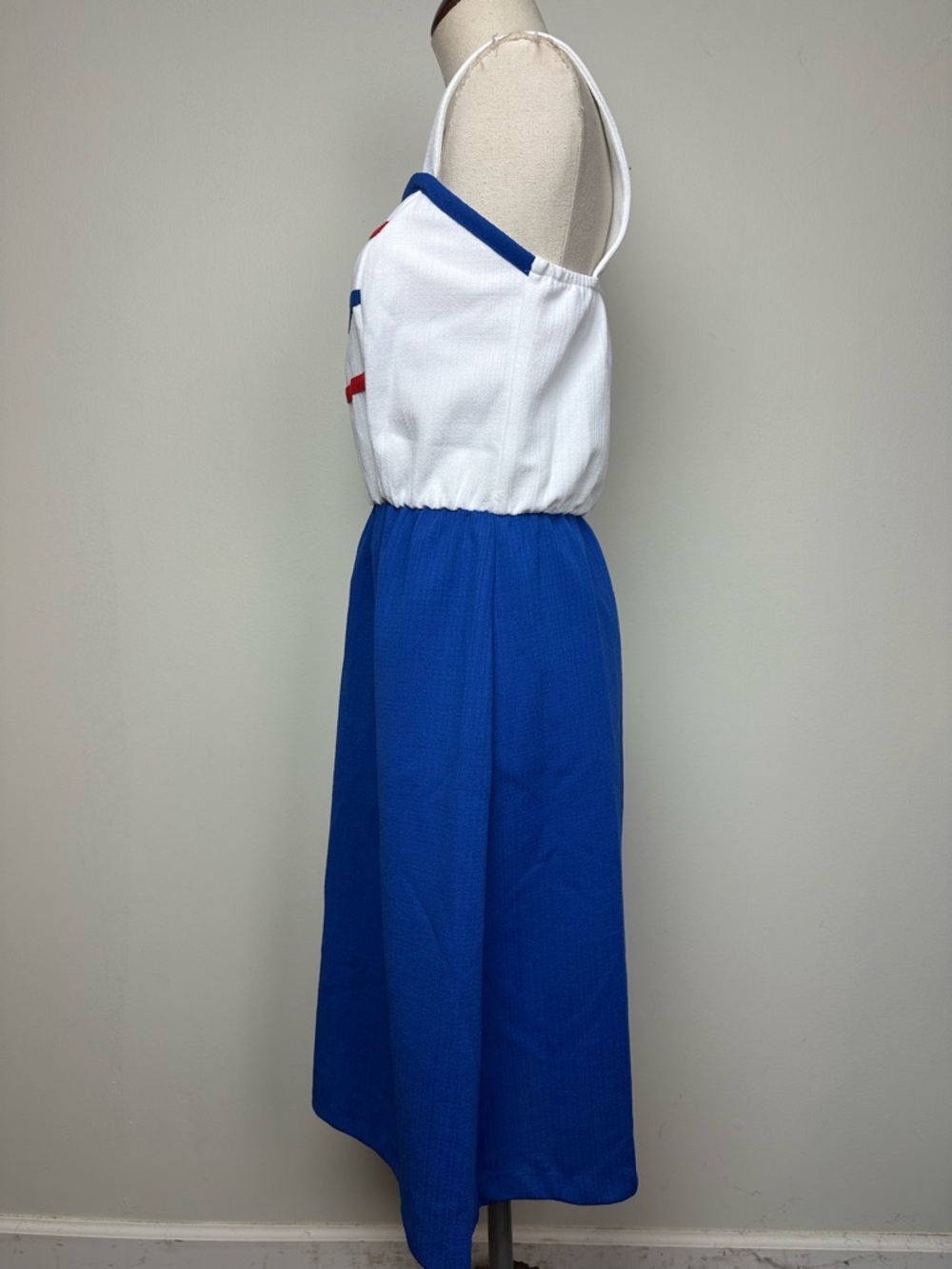 Vintage 80s Patriotic Dress - Picture 4 of 8